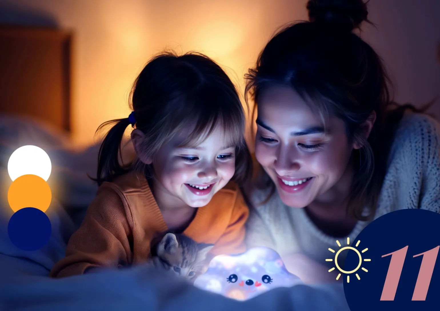 Neno Cosmo – silikonowa lampka nocna dla dzieci