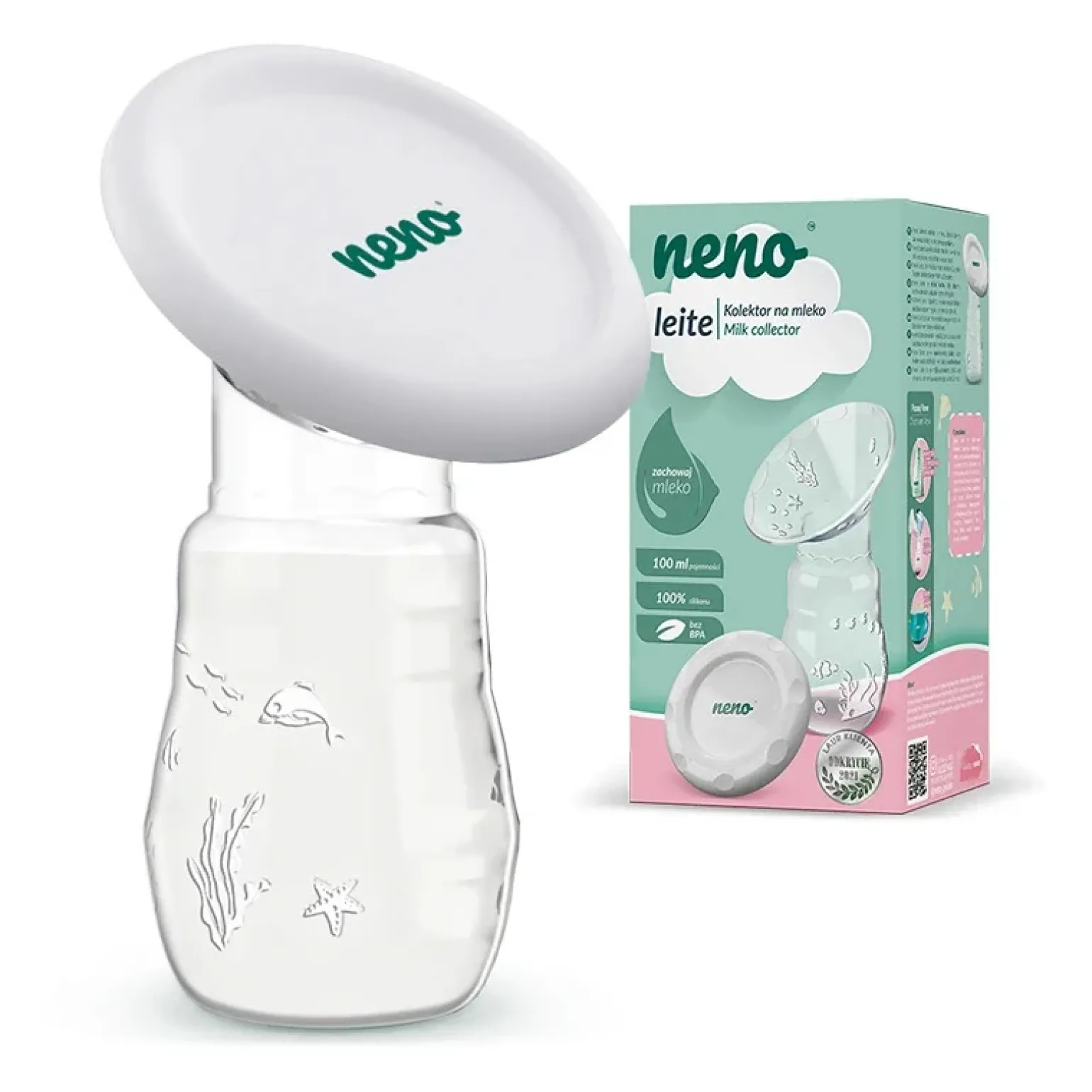 NENO Leite - Silikonowy kolektor na mleko