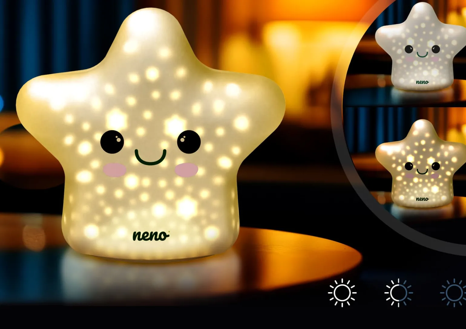 Neno Shine – silikonowa lampka nocna dla dzieci