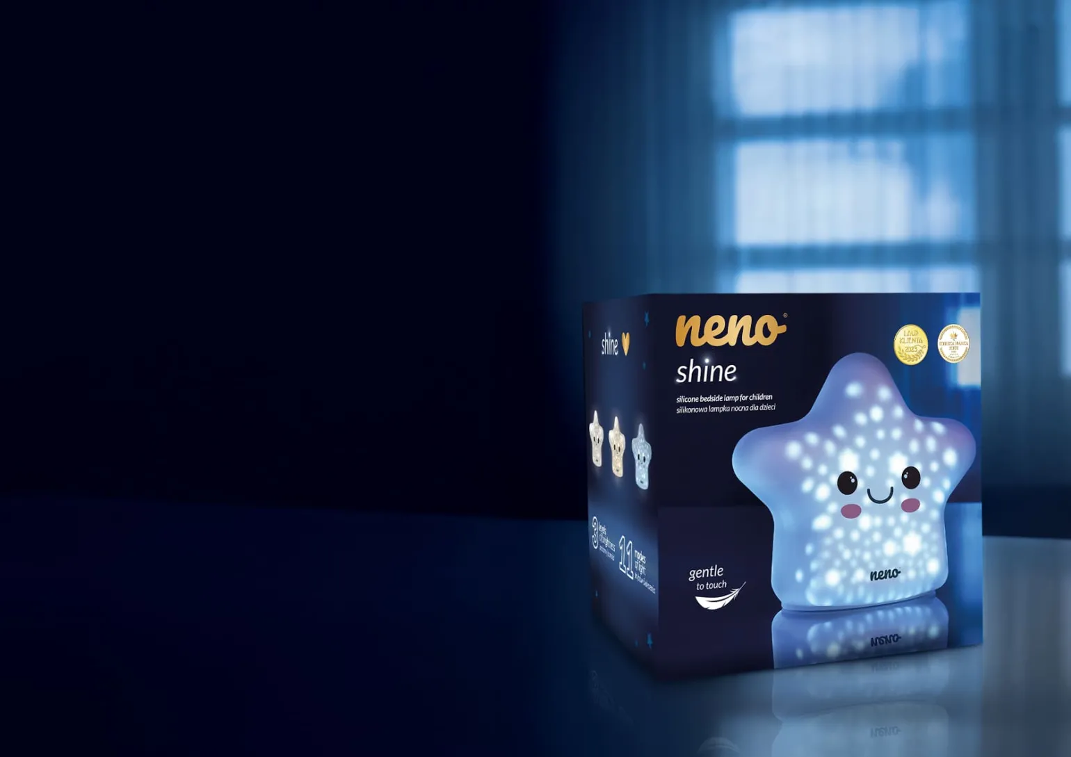 Neno Shine – silikonowa lampka nocna dla dzieci
