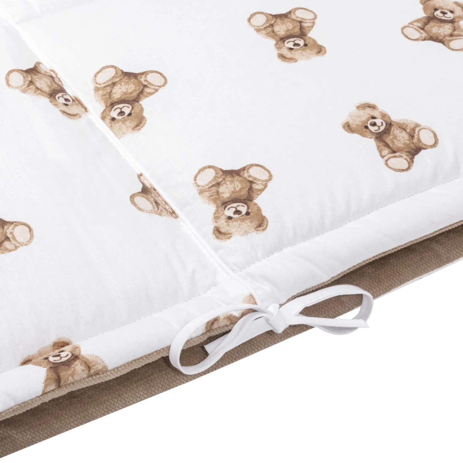 Ochraniacz do łóżeczka - Mr. Teddy i Caramel Velvet