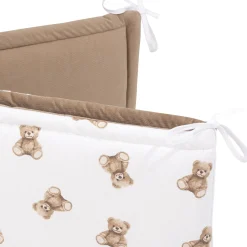 Ochraniacz do łóżeczka - Mr. Teddy i Caramel Velvet