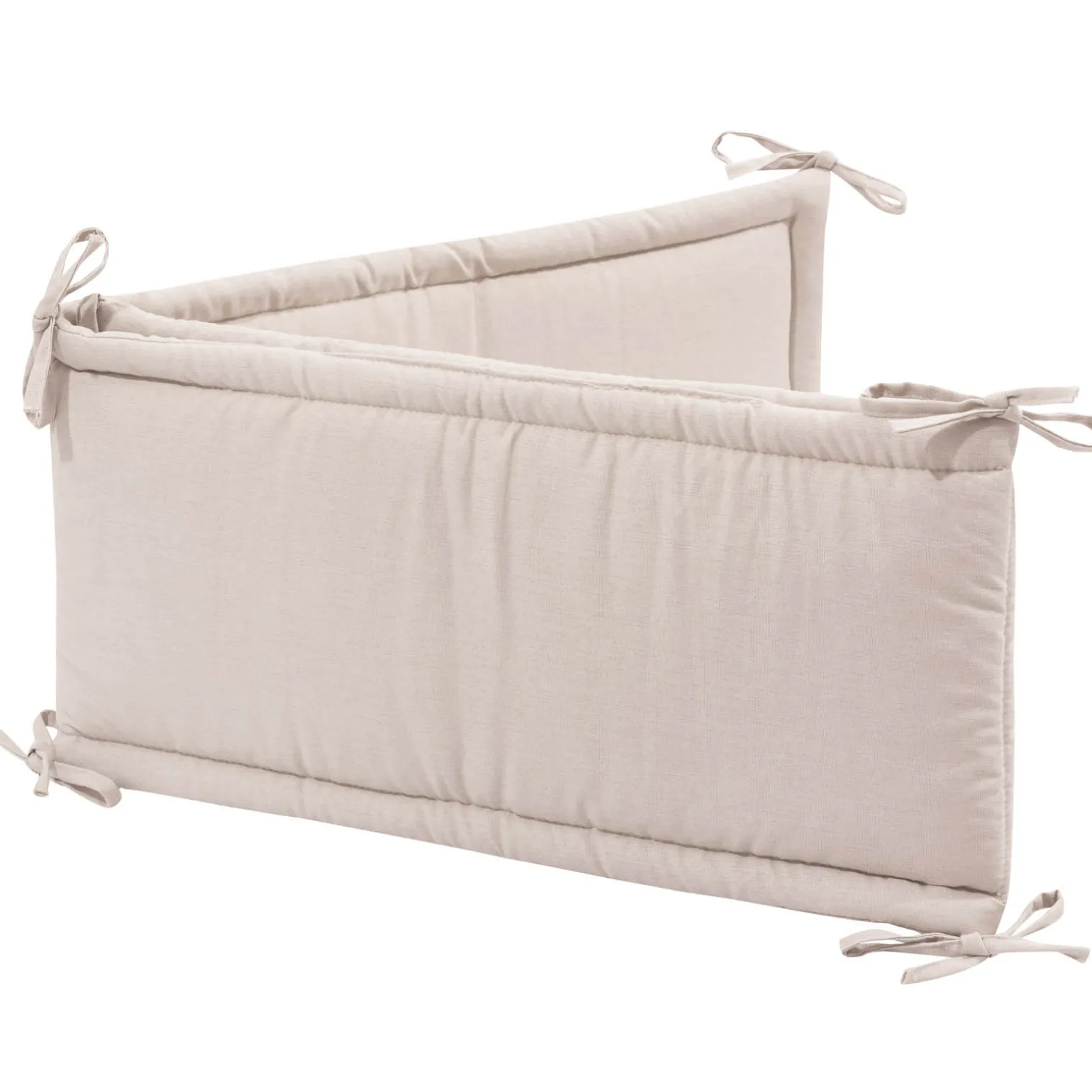 Ochraniacz do łóżeczka XXL - Linen Light PREMIUM