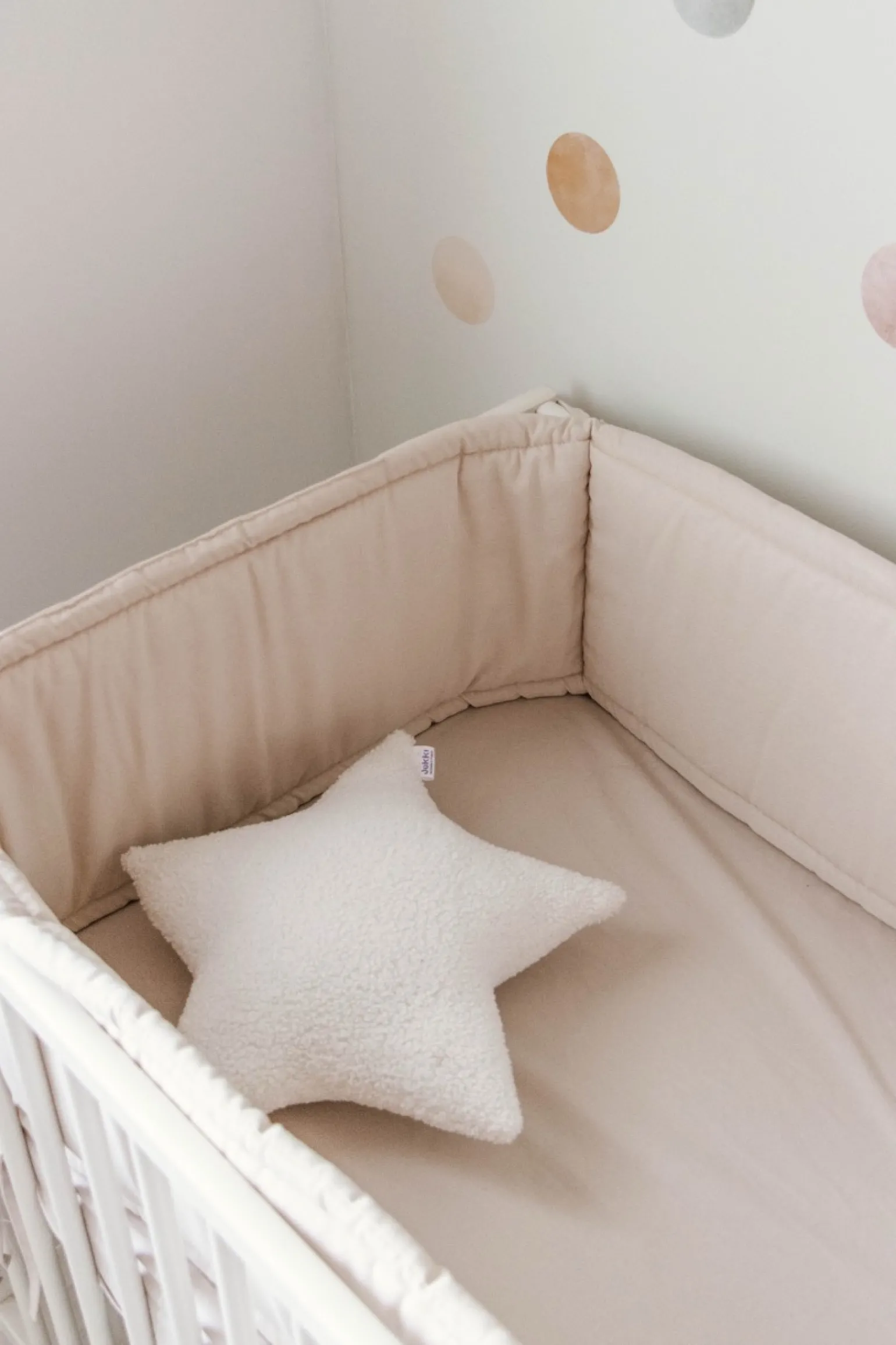 Ochraniacz do łóżeczka XXL - Linen Light PREMIUM