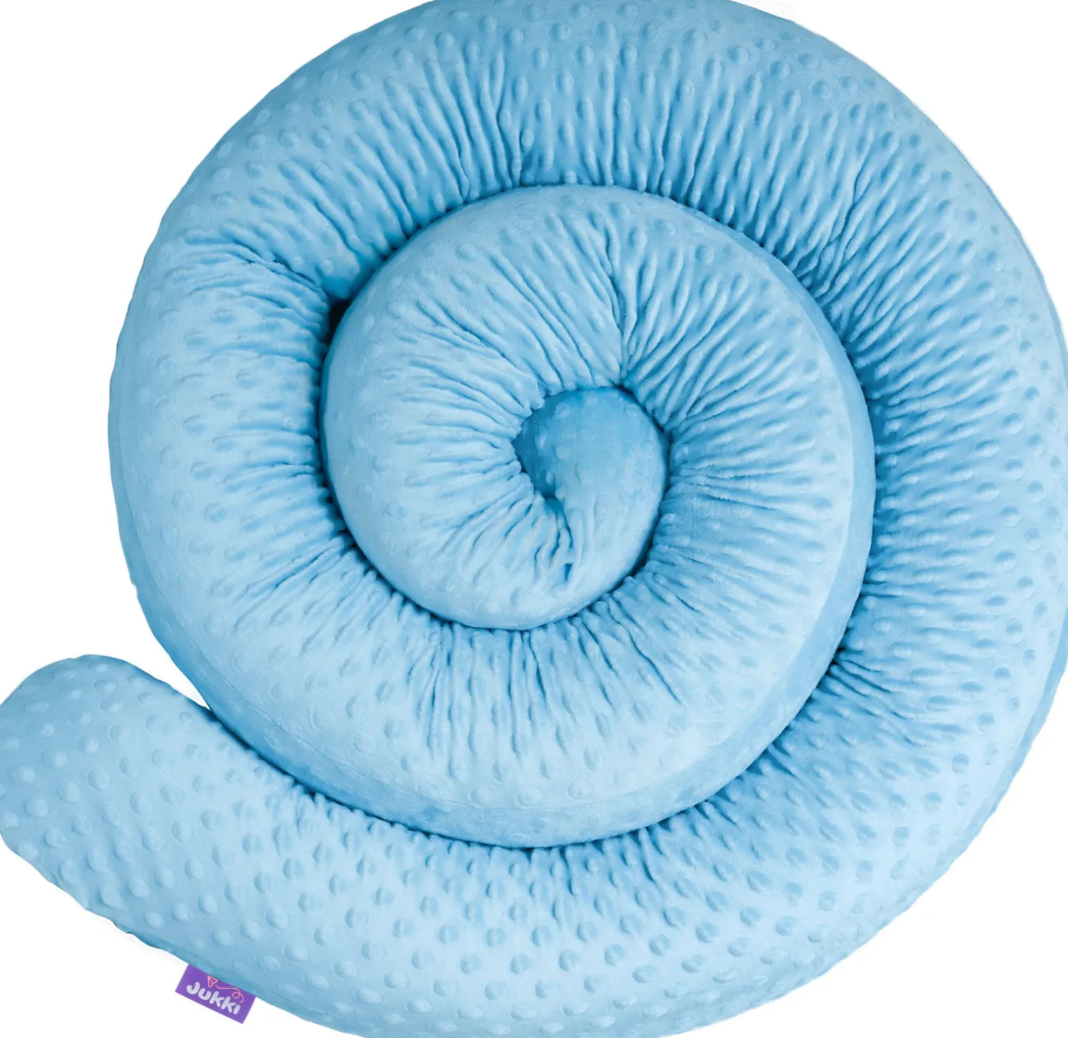 Ochraniacz wałek 300 cm - Błękitne Minky