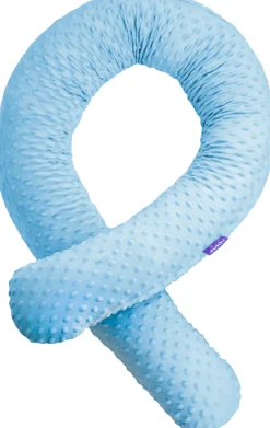 Ochraniacz wałek 180 cm - Błękitne Minky