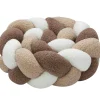 Ochraniacz warkocz do łóżeczka pleciony BOUCLE, 180 cm - Mix Beige