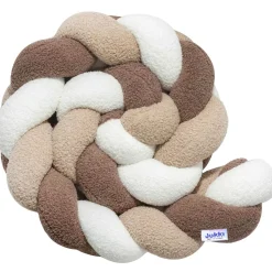 Ochraniacz warkocz do łóżeczka pleciony BOUCLE, 180 cm - Mix Beige