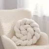 Ochraniacz warkocz do łóżeczka pleciony BOUCLE, 180 cm - Ecru