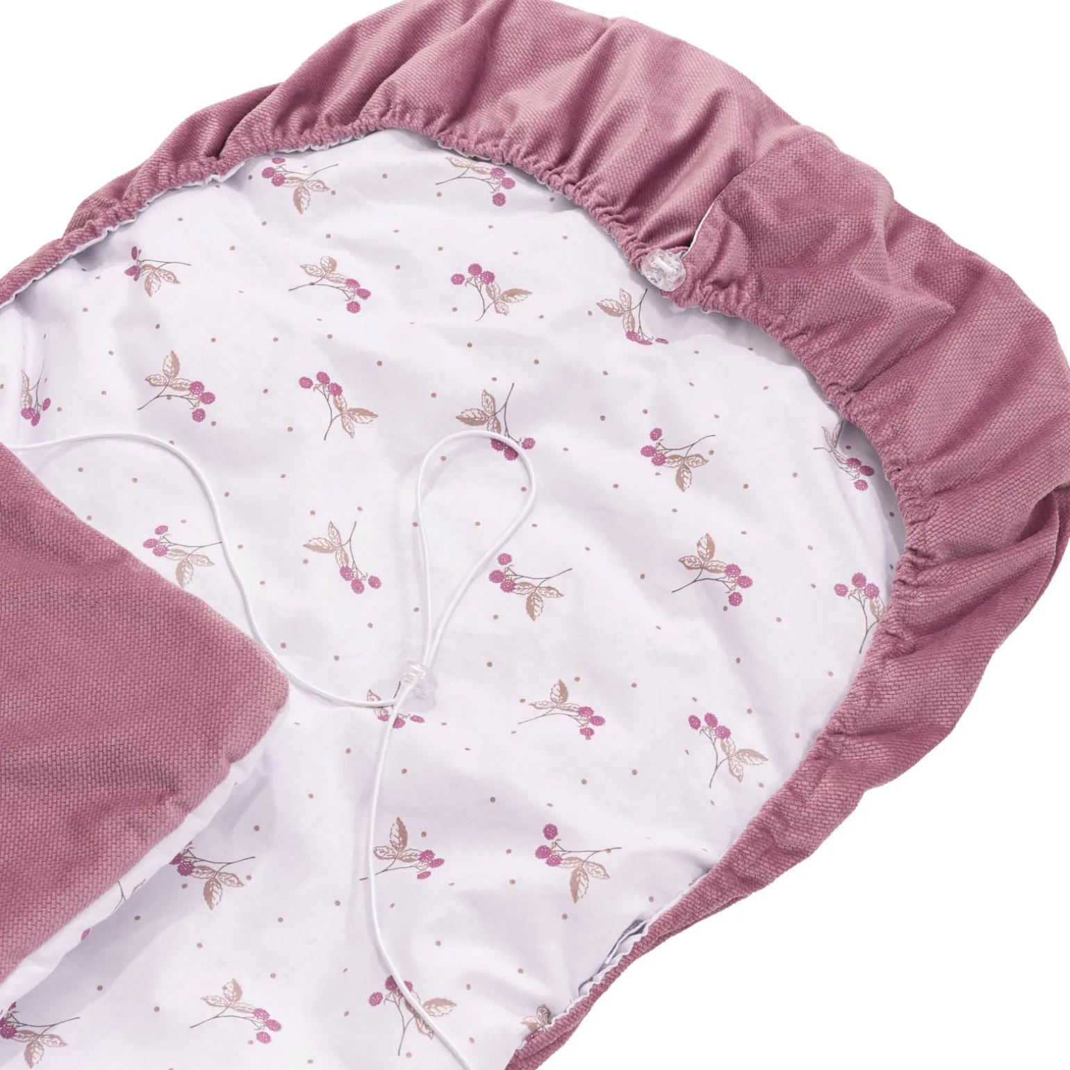 Okrycie, osłonka na nóżki - Blackberry Dreams i Old Rose Velvet
