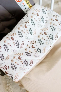 Okrycie, osłonka na nóżki - Boho Garden i ecru Velvet