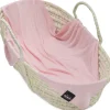 Otulacz bambusowy – kocyk mgiełka – pastel pink