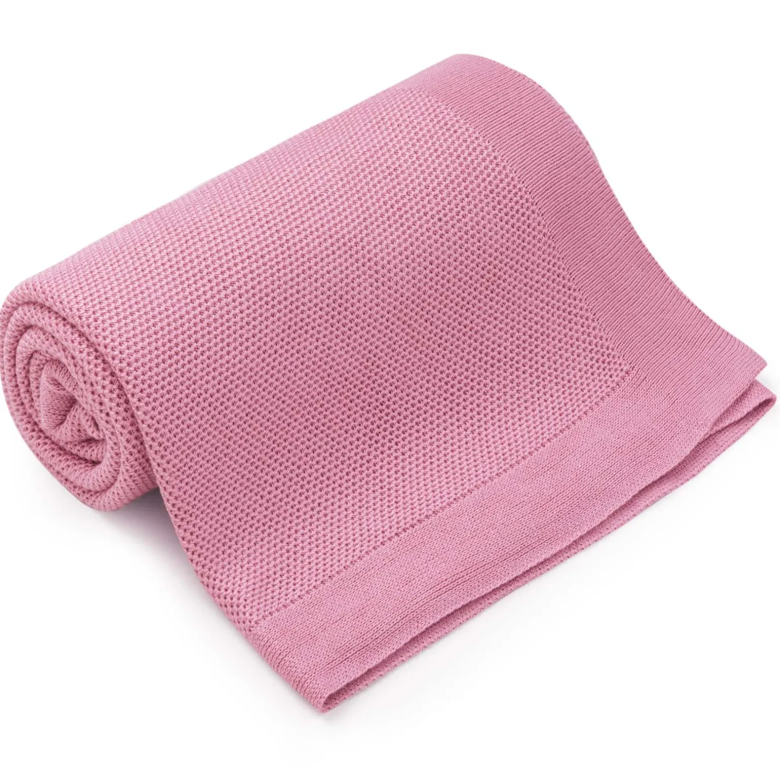 Otulacz bambusowy – kocyk mgiełka – old rose