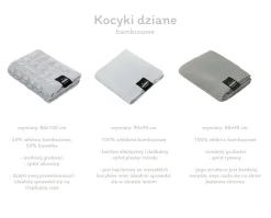 Otulacz bambusowy – kocyk mgiełka – grey