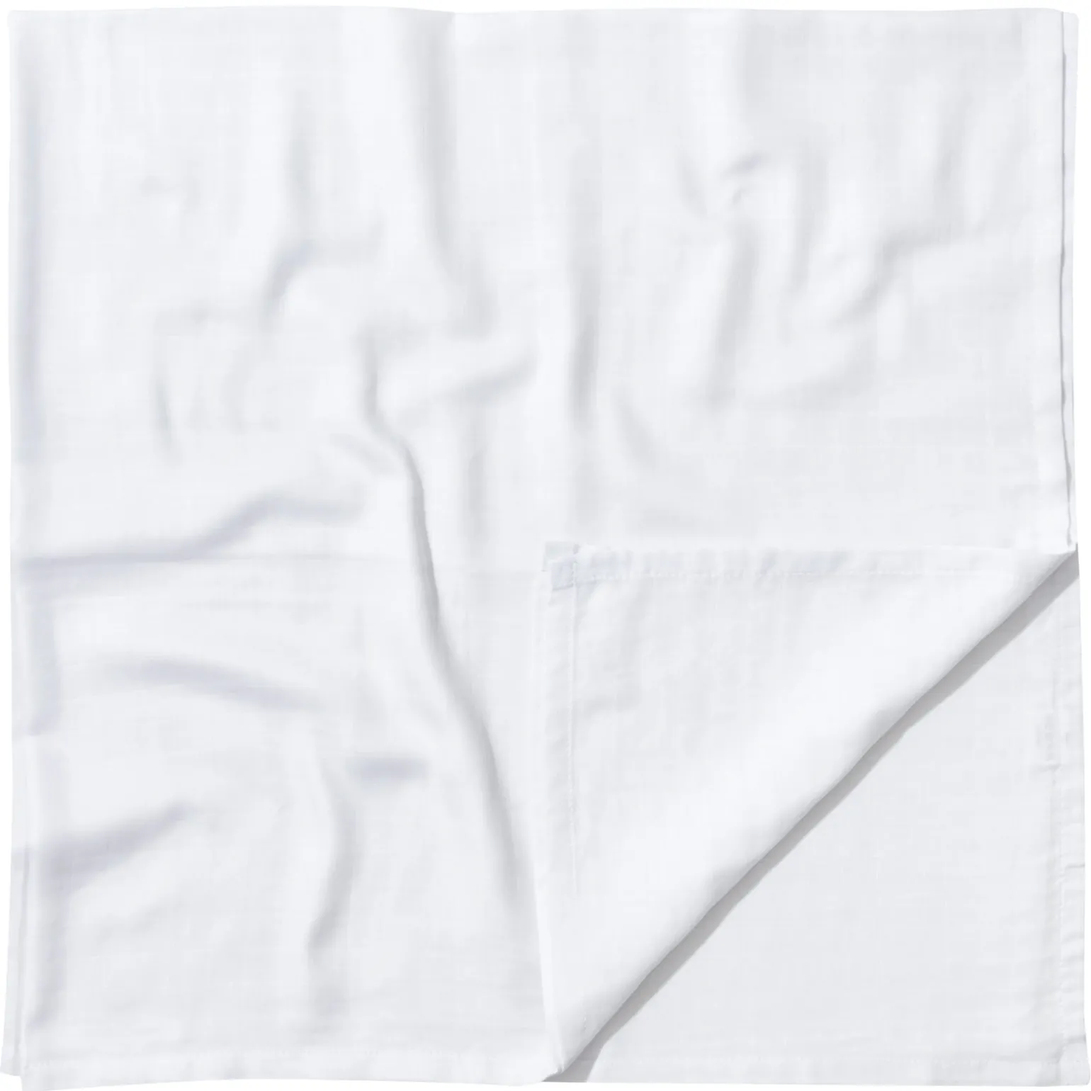 Otulacz, pieluszka muślinowa 120x120cm - White