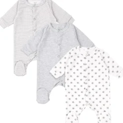 Pajacyk 3 pack Basic Grey Melange