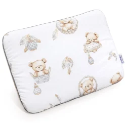 Płaska poduszka 30x40cm - Boho Bears i Cappuccino Soft Velvet