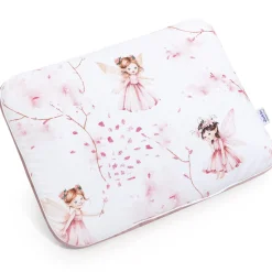 Płaska poduszka 30x40cm - Little Fairy i Smokey Pink Soft Velvet