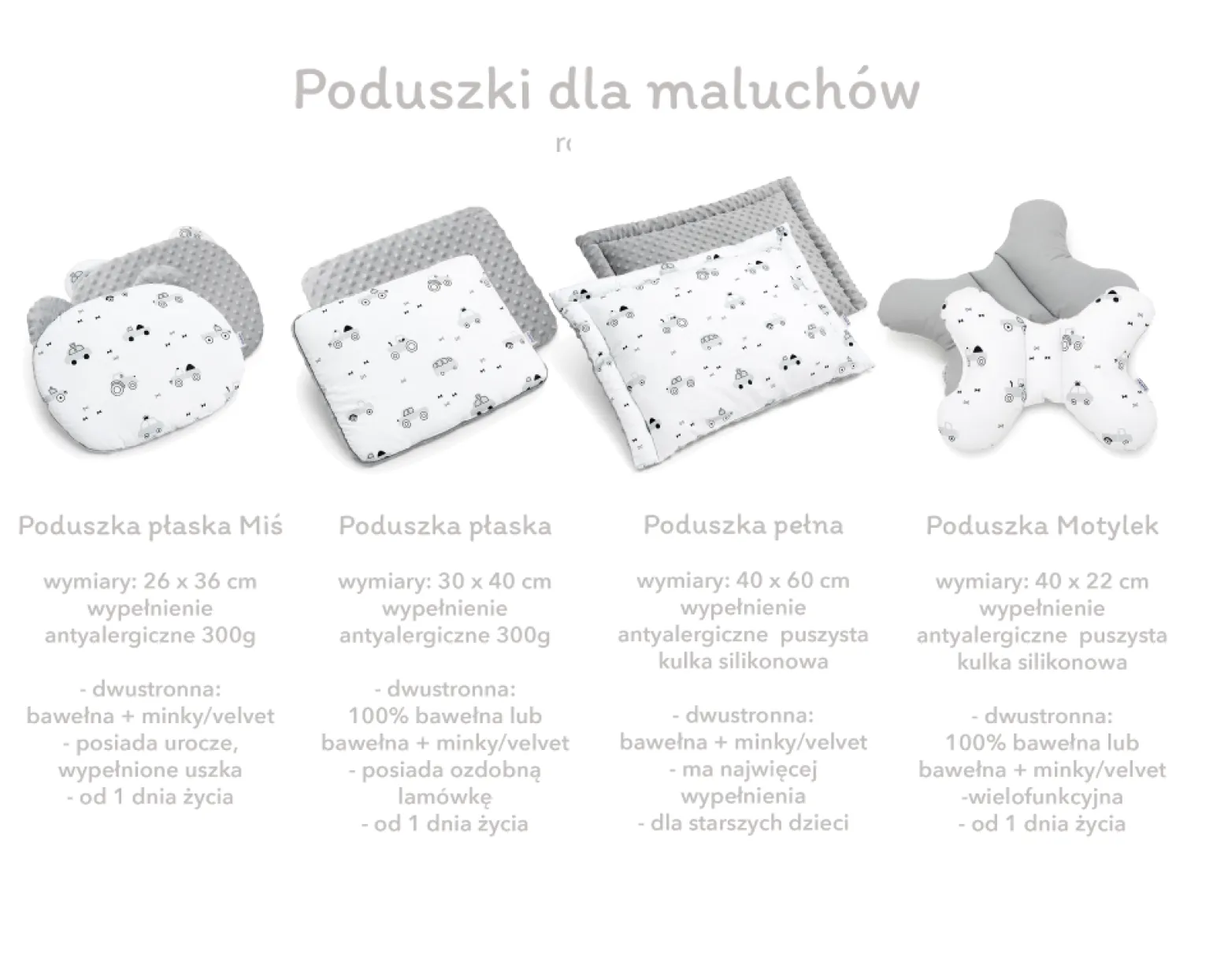 Płaska poduszka 30x40cm - Roses i Smokey Pink Soft Velvet