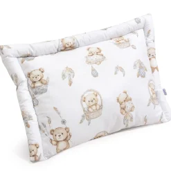 Pełna poduszka 40 x 60cm - Boho Bears i Cappuccino Soft Velvet
