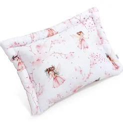 Pełna poduszka 40 x 60cm - Little Fairy i Smokey Pink Soft Velvet