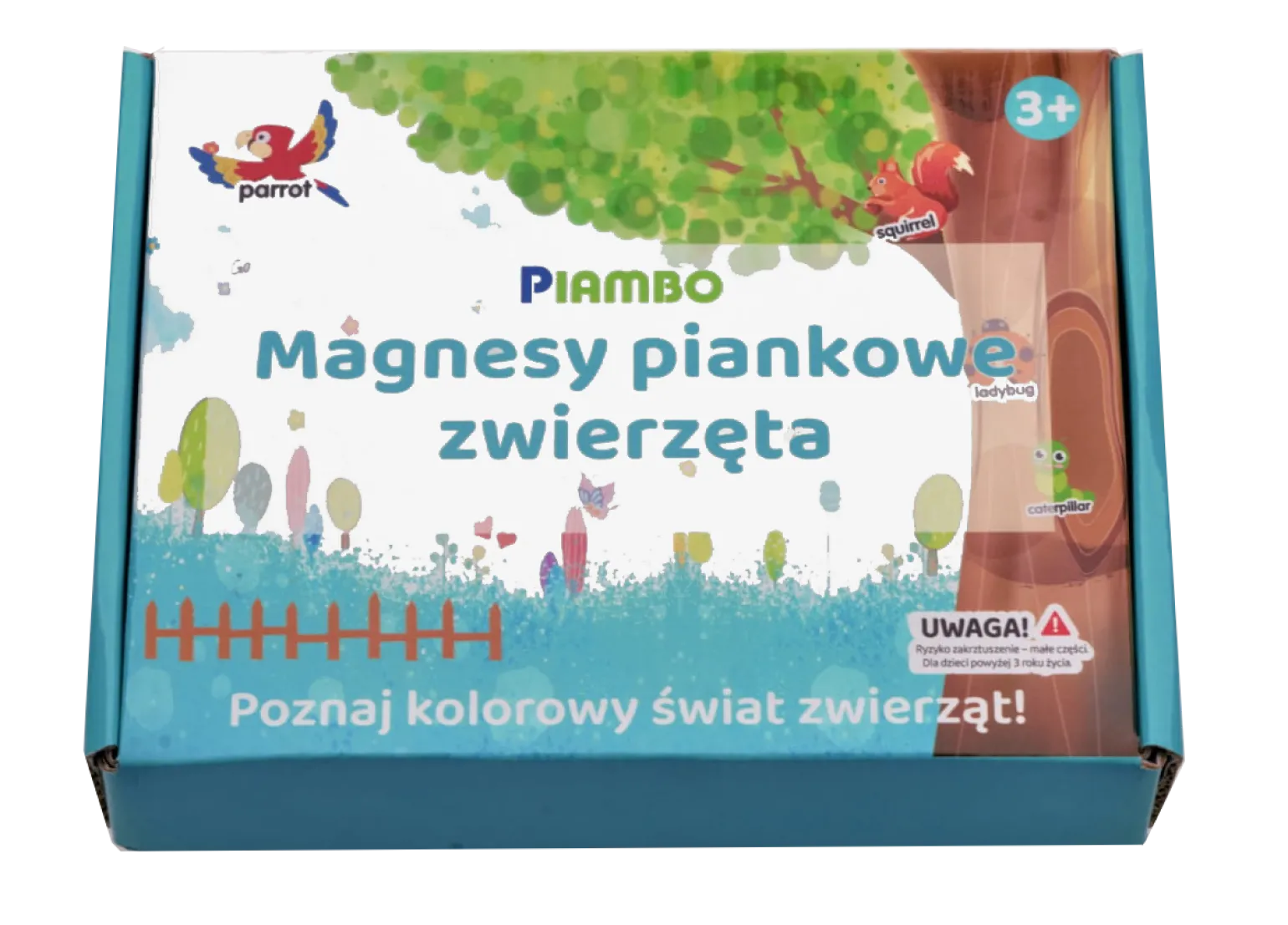Piambo Edukacyjne magnesy na lodówkę dla dzieci 30 szt.