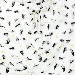Pieluszka bambusowa otulacz 120x120cm - Black Fairies