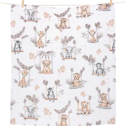 Pieluszka flanelowa - Happy Jungle