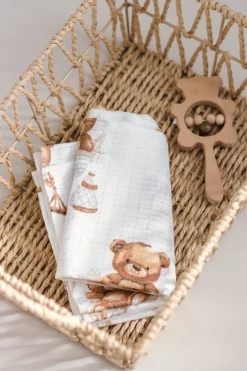 Pieluszka tetrowa - Boho Bears