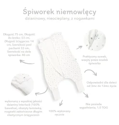 Śpiworek dzianinowy z nogawkami - Boats