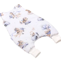 Śpiworek dziecięcy XL - ocieplany z nogawkami - Pilot Bears