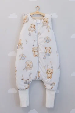 Śpiworek dziecięcy XL - ocieplany z nogawkami - Boho Bears