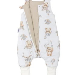 Śpiworek dziecięcy XL - ocieplany z nogawkami - Boho Bears