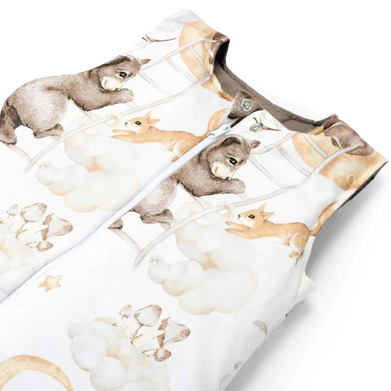Śpiworek dziecięcy XL - ocieplany z nogawkami - Sweet Teddy