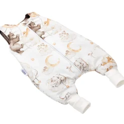 Śpiworek dziecięcy XL - ocieplany z nogawkami - Sweet Teddy