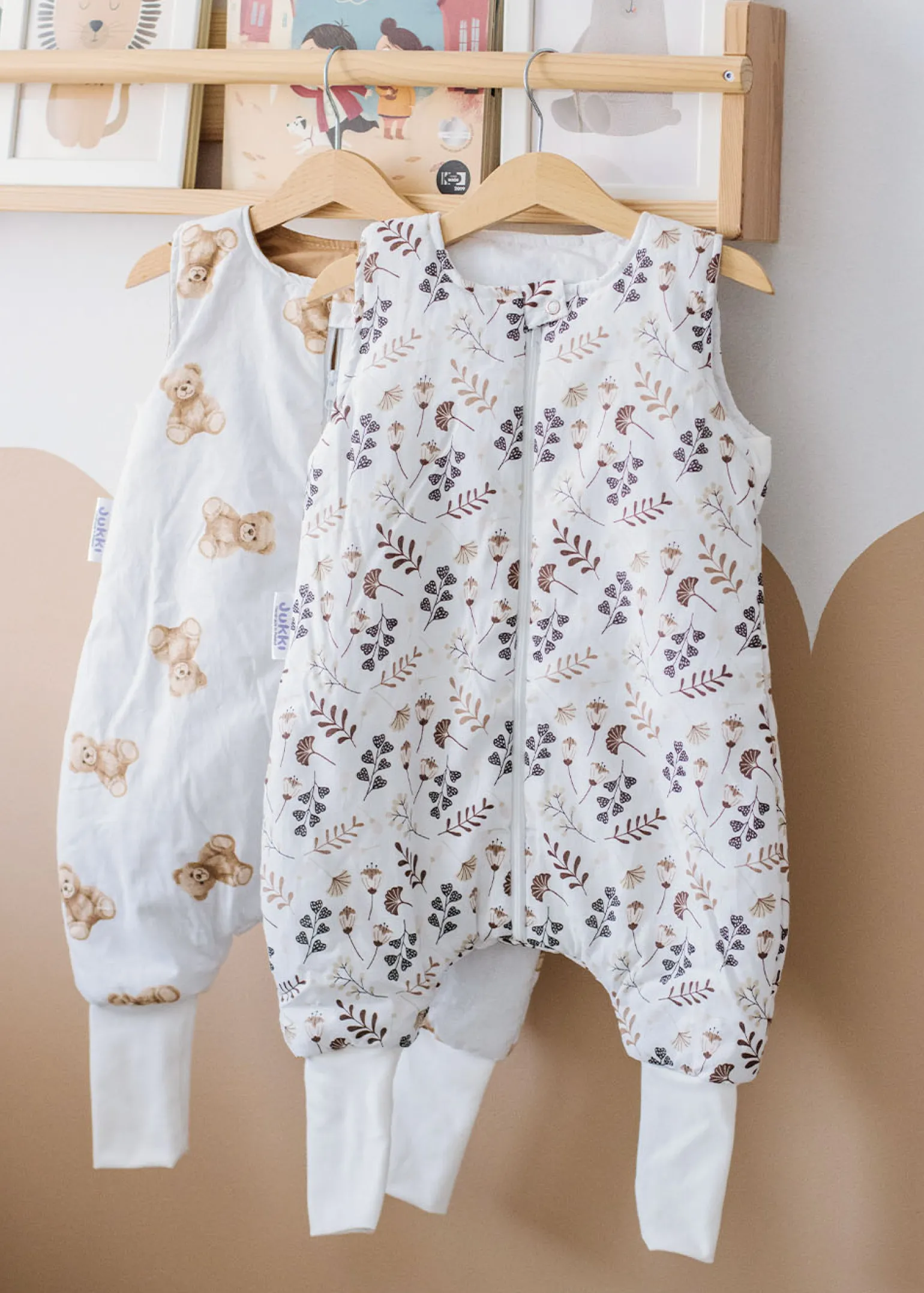 Śpiworek dziecięcy XL - ocieplany z nogawkami - Boho Garden