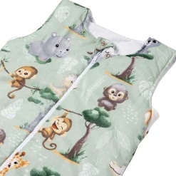 Śpiworek niemowlęcy - ocieplany z nogawkami - Tropical Animals