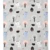 Podkład wodoodporny / pieluszka flanelowa z ceratką 75 x 50 cm - Jelonki i jeże