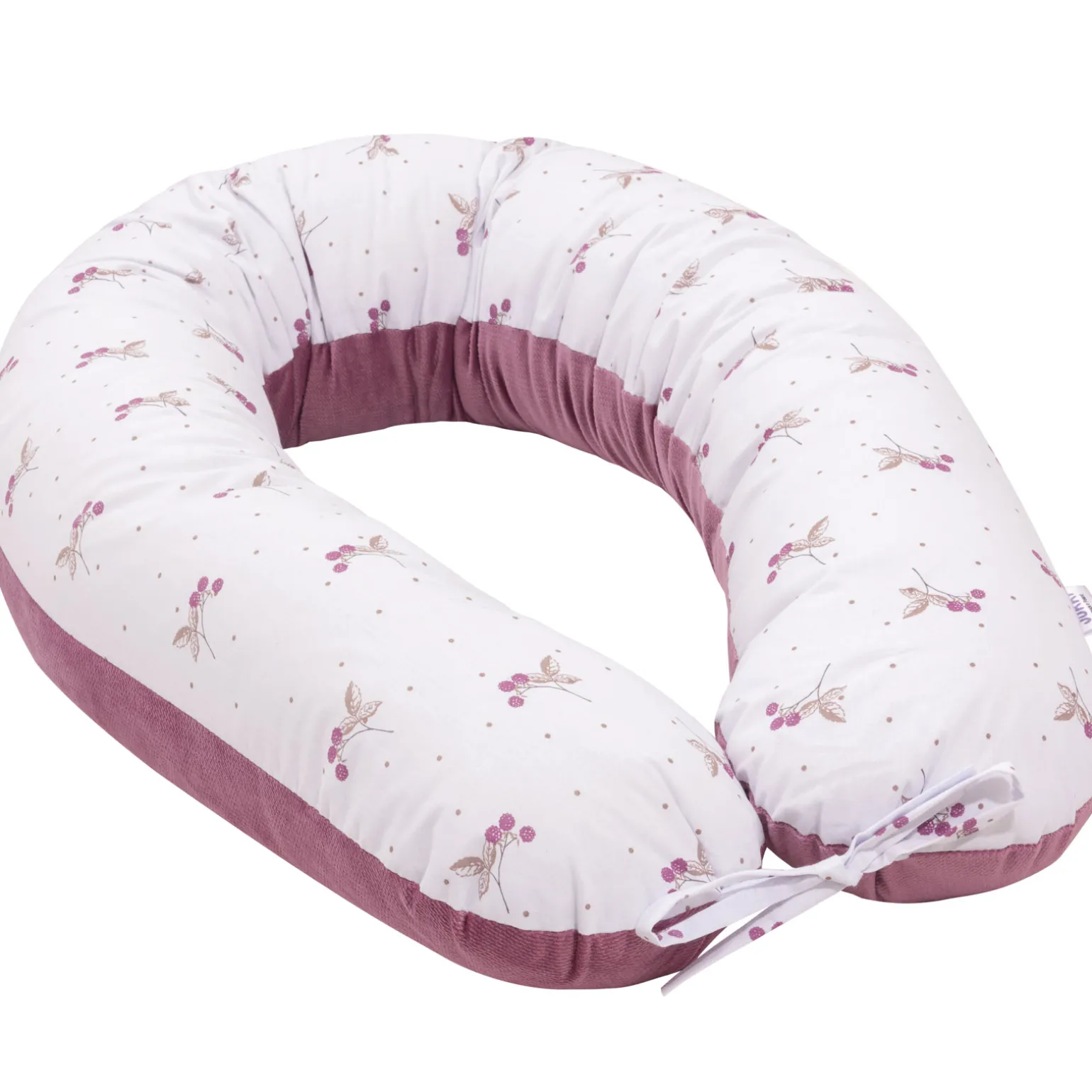 Poduszka ciążowa - Blackberry Dreams i Old Rose Velvet