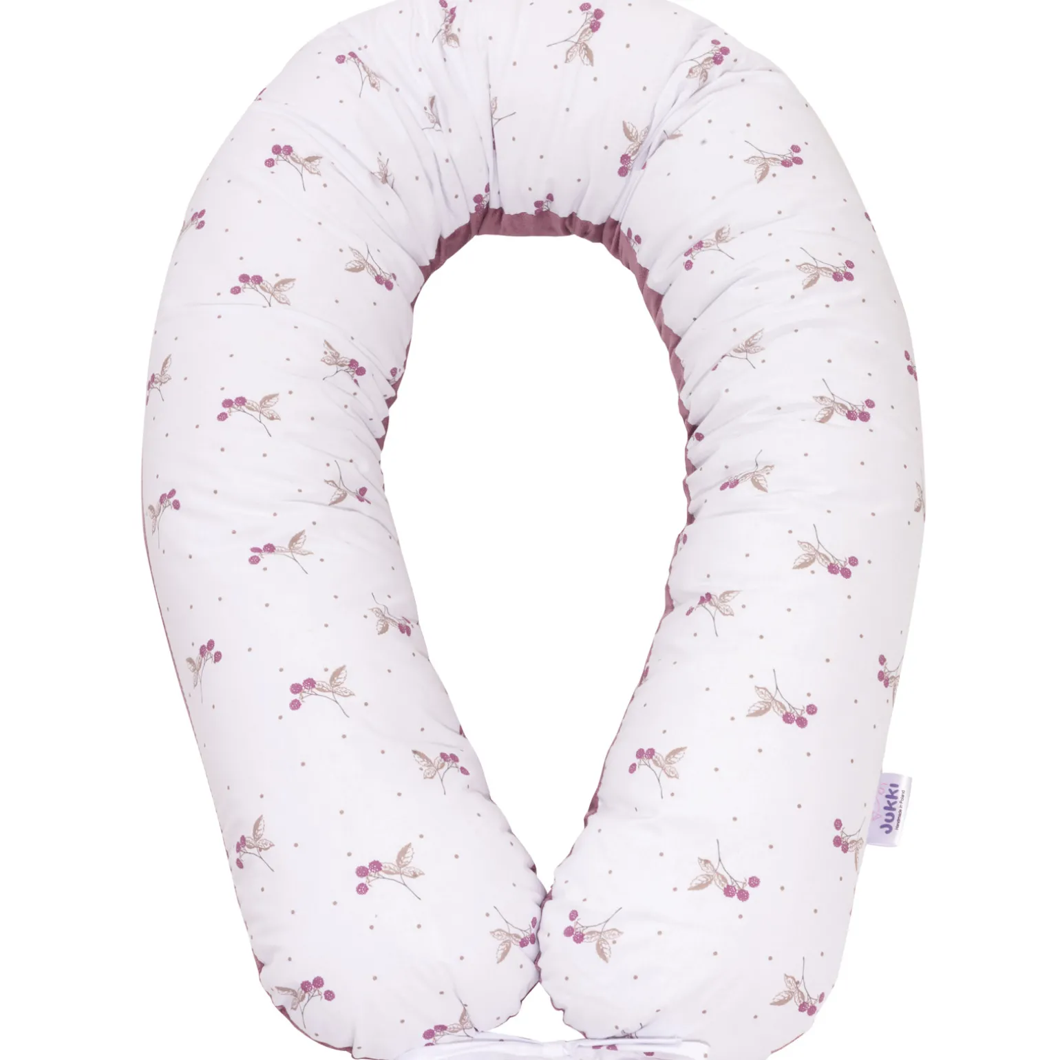 Poduszka ciążowa - Blackberry Dreams i Old Rose Velvet