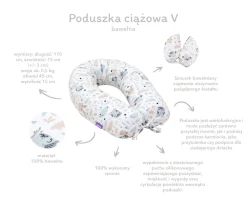 Poduszka ciążowa - Boho Bears