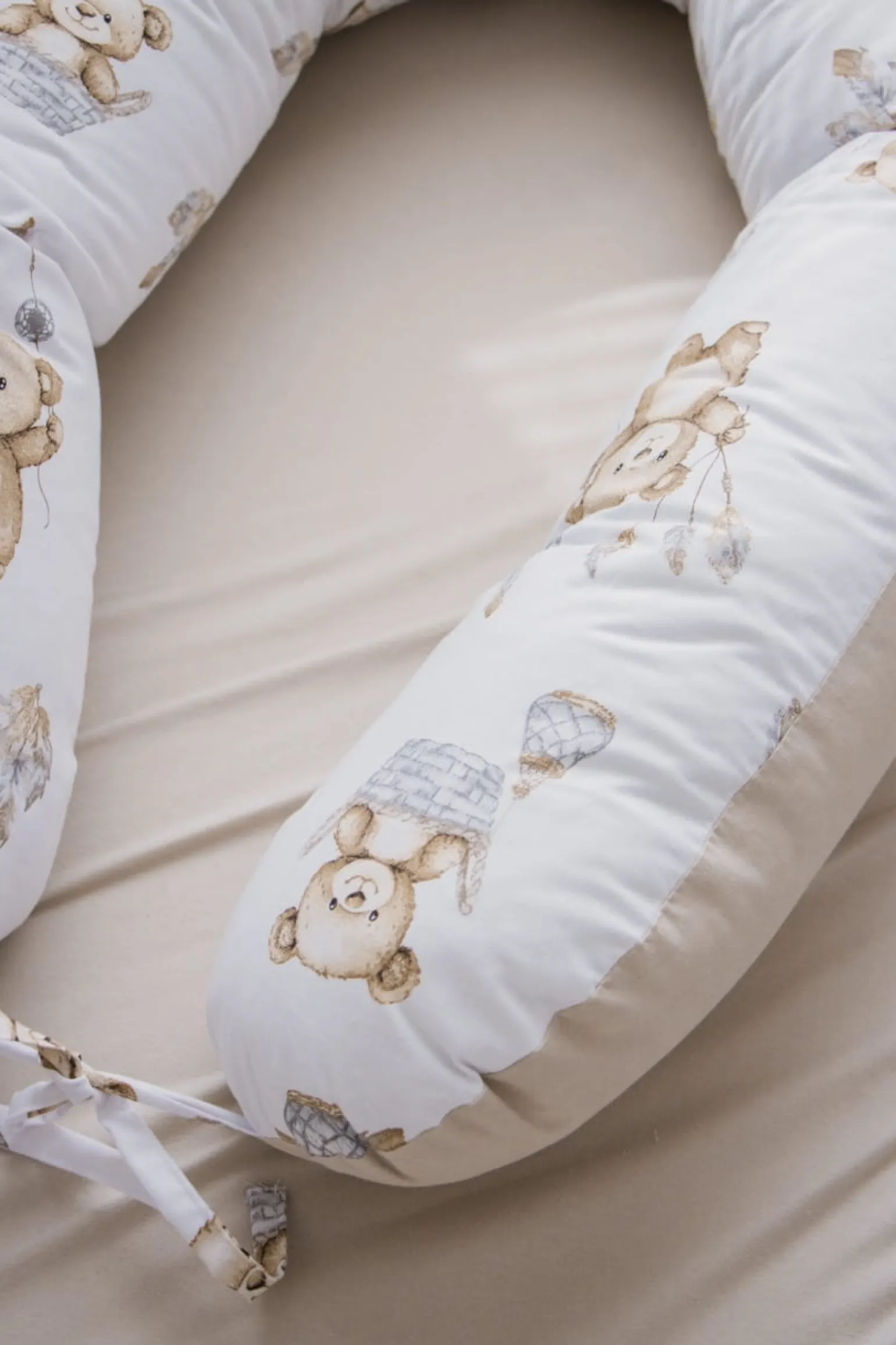 Poduszka ciążowa - Boho Bears
