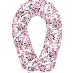 Poduszka ciążowa - Roses i Smokey Pink Soft Velvet