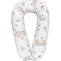 Poduszka ciążowa - Swan Family i Cappuccino Soft Velvet