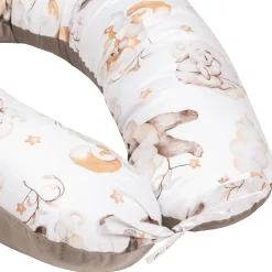 Poduszka ciążowa - Sweet Teddy i Latte Velvet