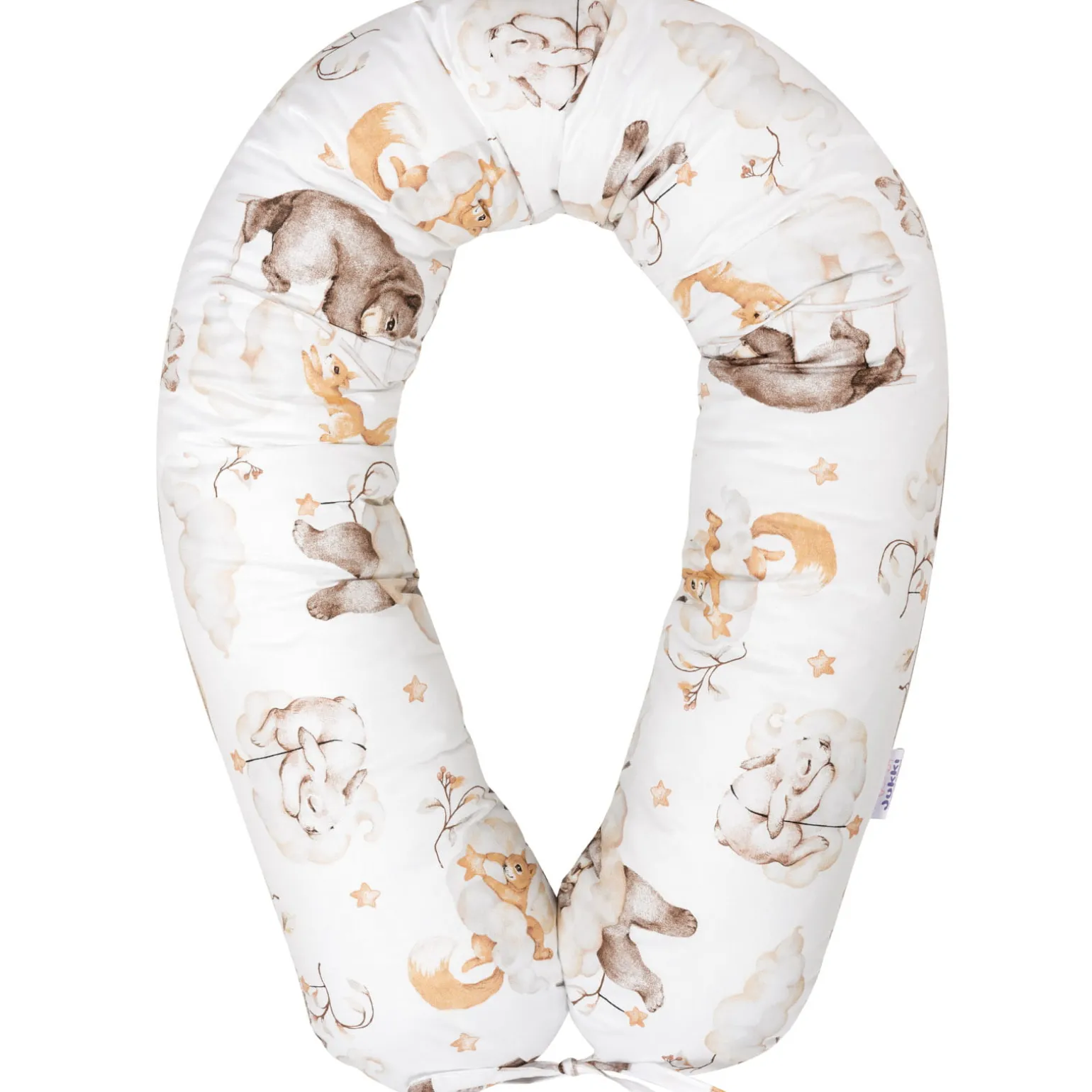 Poduszka ciążowa - Sweet Teddy i Latte Velvet