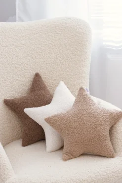 Poduszka gwiazdka Boucle - Brown