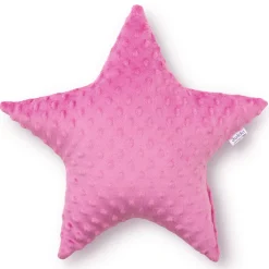 Poduszka gwiazdka Minky - purpurowe Minky