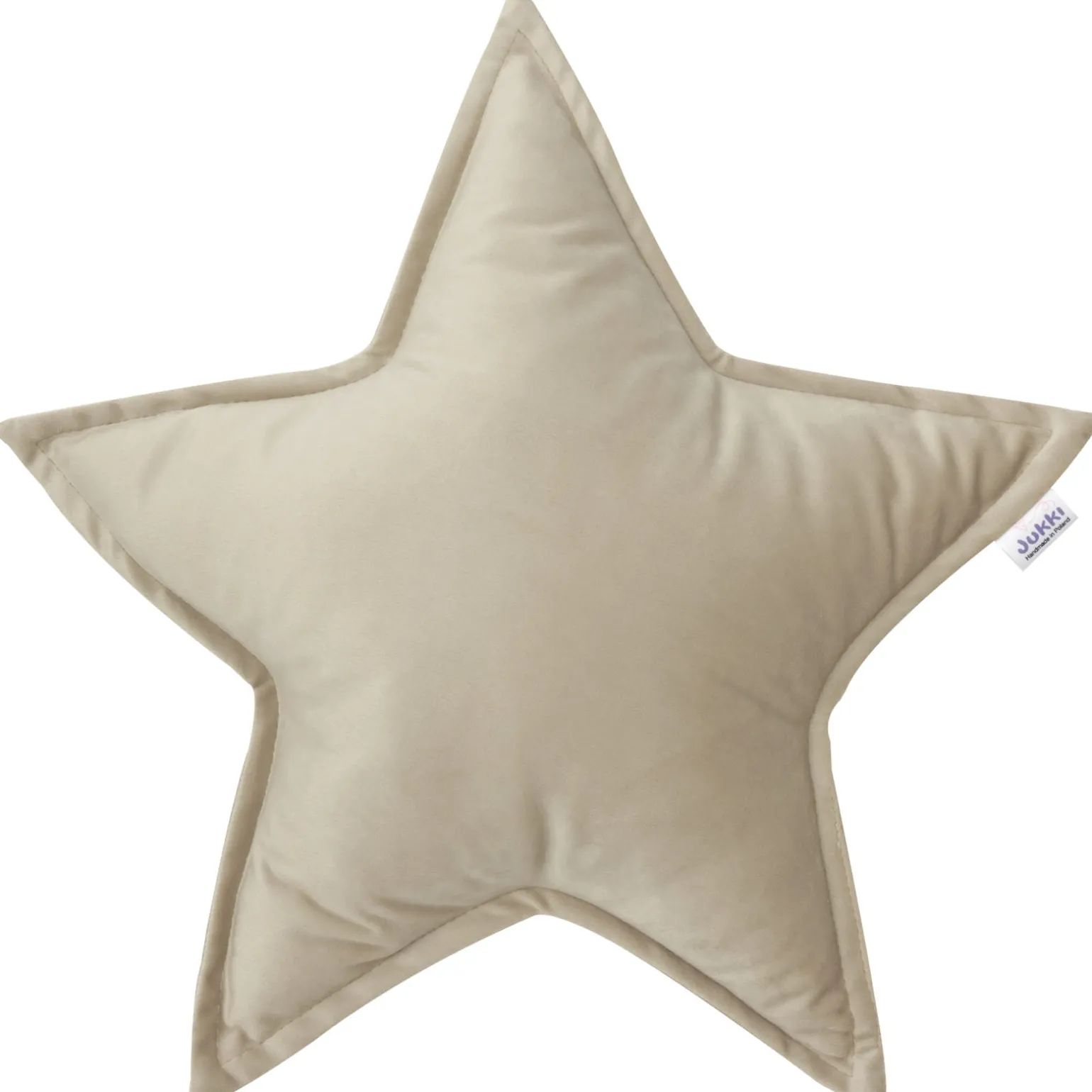 Poduszka gwiazdka Velvet - Cappuccino Soft Velvet