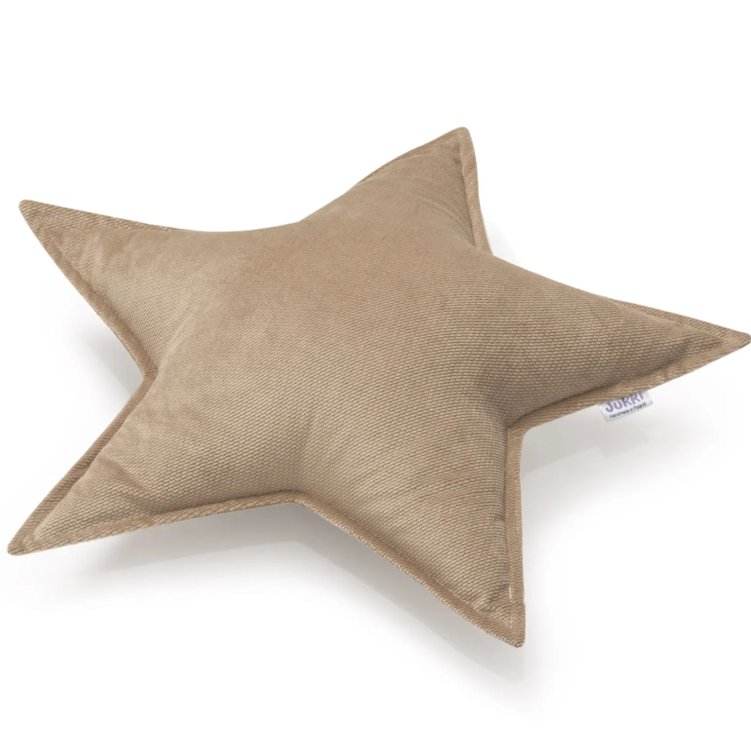 Poduszka gwiazdka Velvet - Caramel Velvet